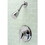 Kingston Brass KB651SWSO Single-Handle 2-Hole Wall Mount Shower Faucet, Polished Chrome