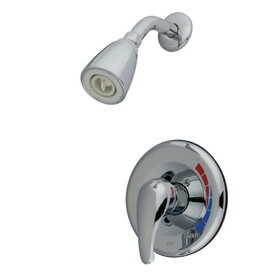 Kingston Brass KB651TSO Single-Handle 2-Hole Wall Mount Shower Faucet Trim Only, Polished Chrome
