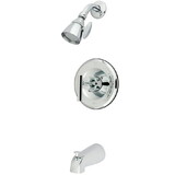 Kingston Brass KB6631CML Single Handle Shower Faucet, Chrome