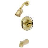Kingston Brass KB6632CML Single Handle Shower Faucet, Polished Brass