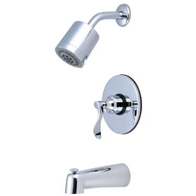 Kingston Brass NuFrench Tub & Shower Faucet, Polished Chrome KB6691DFL