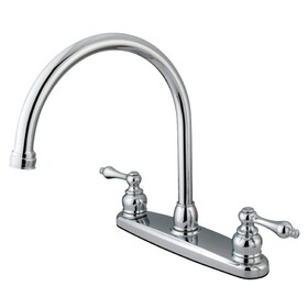 Kingston Brass Victorian 8-Inch Centerset Kitchen Faucet, Polished Chrome