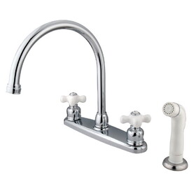 Kingston Brass 8-Inch Centerset Kitchen Faucet, Polished Chrome KB721PX