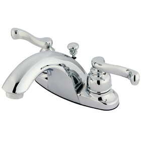 Kingston Brass 4 in. Centerset Bathroom Faucet, Polished Chrome KB7641FL