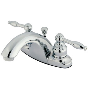 Kingston Brass 4 in. Centerset Bathroom Faucet, Polished Chrome KB7641KL
