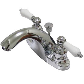 Kingston Brass 4 in. Centerset Bathroom Faucet, Polished Chrome KB7641PL