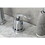 Kingston Brass KB7961SVL Two-Handle 3-Hole Deck Mount Widespread Bathroom Faucet with Pop-Up Drain in Polished Chrome