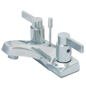 Kingston Brass 4 in. Centerset Bathroom Faucet, Polished Chrome KB8101NDL