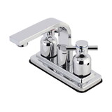 Kingston Brass Concord 4-Inch Centerset Bathroom Faucet, Polished Chrome