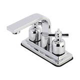 Kingston Brass Millennium 4-Inch Centerset Bathroom Faucet, Polished Chrome