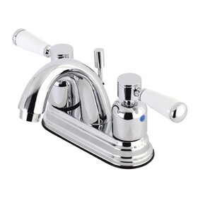 Kingston Brass 4 in. Centerset Bathroom Faucet, Polished Chrome KB8611DPL