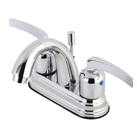 Kingston Brass 4 in. Centerset Bathroom Faucet, Polished Chrome KB8611EFL