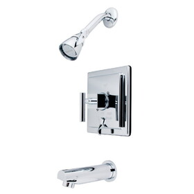 Kingston Brass Claremont Tub & Shower Faucet, Polished Chrome KB86510CQL