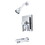 Kingston Brass KB86510DL Concord Single-Handle Tub and Shower Faucet, Polished Chrome
