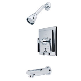 Kingston Brass Milano Tub & Shower Faucet, Polished Chrome KB86510ML