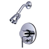Kingston Brass KB86910DLSO Single Handle Shower Faucet, Chrome