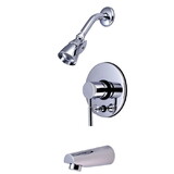 Kingston Brass KB86910DL Single Handle Tub & Shower Faucet, Chrome