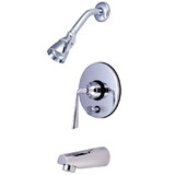 Kingston Brass KB86910ZL Single Handle Tub & Shower Faucet, Chrome