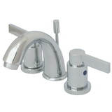 Kingston Brass NuvoFusion Widespread Bathroom Faucet, Polished Chrome KB8911NDL