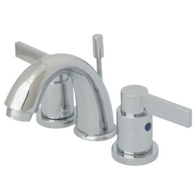 Kingston Brass NuvoFusion Widespread Bathroom Faucet, Polished Chrome KB8911NDL