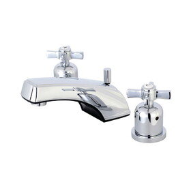 Kingston Brass 8 in. Widespread Bathroom Faucet, Polished Chrome KB8921ZX