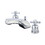 Kingston Brass KB8921ZX 8 in. Widespread Bathroom Faucet, Polished Chrome