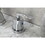 Kingston Brass KB8961SVL Two-Handle 3-Hole Deck Mount Widespread Bathroom Faucet with Pop-Up Drain in Polished Chrome