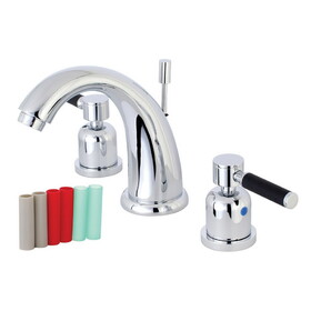Kingston Brass 8 in. Widespread Bathroom Faucet, Polished Chrome KB8981DKL
