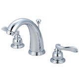 Kingston Brass 8 in. Widespread Bathroom Faucet, Polished Chrome KB8981NFL