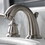 Kingston Brass KB918RXL Restoration Widespread Bathroom Faucet with Pop-Up Drain, Brushed Nickel