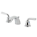 Kingston Brass KB951RXL Restoration Mini-Widespread Bathroom Faucet with Pop-Up Drain, Polished Chrome