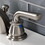 Kingston Brass KB958RXL Restoration Mini-Widespread Bathroom Faucet with Pop-Up Drain, Brushed Nickel