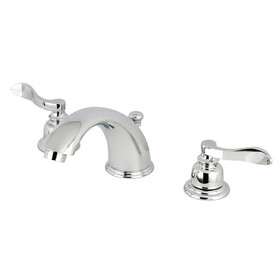 Kingston Brass Widespread Bathroom Faucet, Polished Chrome KB961NFL