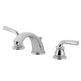 Kingston Brass KB961RXL Restoration Widespread Bathroom Faucet with Pop-Up Drain, Polished Chrome