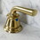 Kingston Brass KB967RXLSB Restoration Widespread Bathroom Faucet with Pop-Up Drain, Brushed Brass