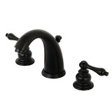 Kingston Brass Victorian 2-Handle 8 in. Widespread Bathroom Faucet, Matte Black KB980AL