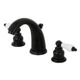 Kingston Brass Victorian 2-Handle 8 in. Widespread Bathroom Faucet, Matte Black KB980PL