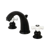 Kingston Brass Victorian 2-Handle 8 in. Widespread Bathroom Faucet, Matte Black KB980PX