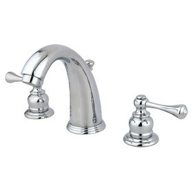 Kingston Brass 8 to 16 in. Widespread Bathroom Faucet, Polished Chrome KB981BL