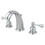 Kingston Brass KB981BL 8 to 16 in. Widespread Bathroom Faucet, Polished Chrome