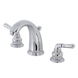 Kingston Brass 8 to 16 in. Widespread Bathroom Faucet, Polished Chrome KB981B