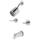 Kingston Brass KBX8141CML Manhattan Two-Handle Tub and Shower Faucet, Polished Chrome