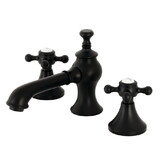 Kingston Brass English Country 8 in. Widespread Bathroom Faucet, Matte Black