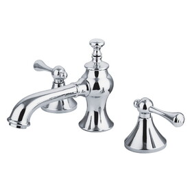 Kingston Brass 8 in. Widespread Bathroom Faucet, Polished Chrome KC7061BL