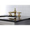 Kingston Brass KC7067AX Vintage 8 in. Widespread Bathroom Faucet, Brushed Brass