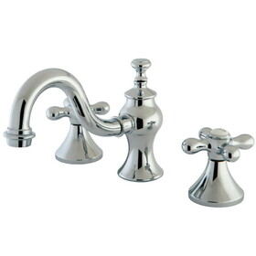 Kingston Brass 8 in. Widespread Bathroom Faucet, Polished Chrome KC7161AX