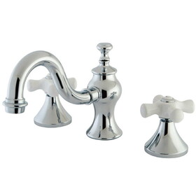 Kingston Brass 8 in. Widespread Bathroom Faucet, Polished Chrome KC7161PX