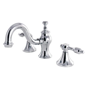 Kingston Brass 8 in. Widespread Bathroom Faucet, Polished Chrome KC7161TAL