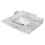 Kingston Brass KMS3022M38SQ Pemberton 30-Inch Carrara Marble Vanity Sink Top, Carrara White