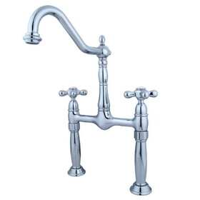 Kingston Brass Vessel Sink Faucet, Polished Chrome KS1071AX